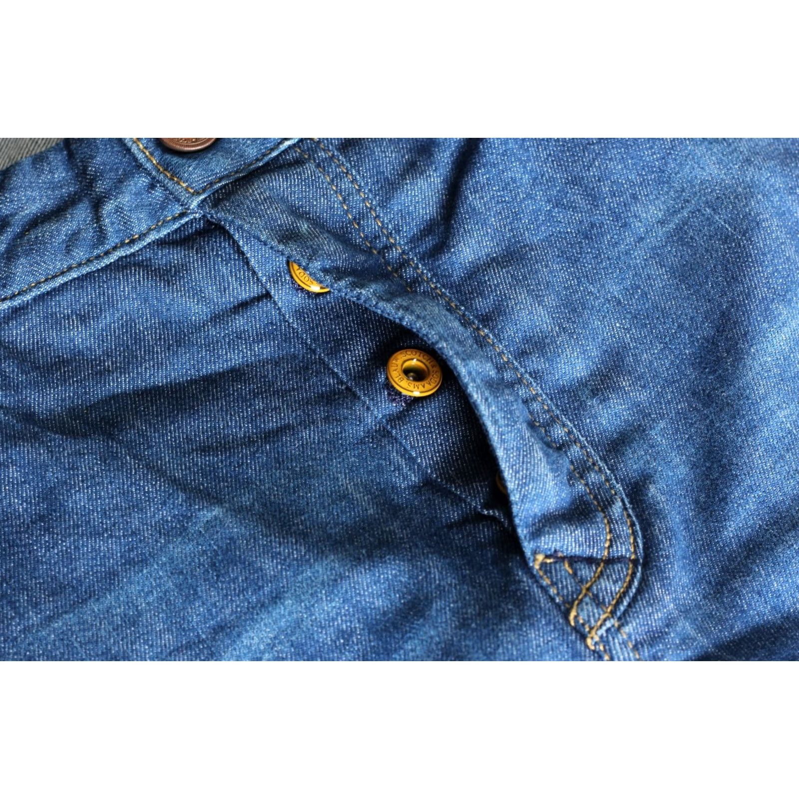 Scotch & Soda SCOTCH & SODA PHAIDON Jeans Men Slim 32x32 Denim Blue 5-Pocket Stretch DZ7545 Mens Size US 32 / EU 48 - 4 Thumbnail