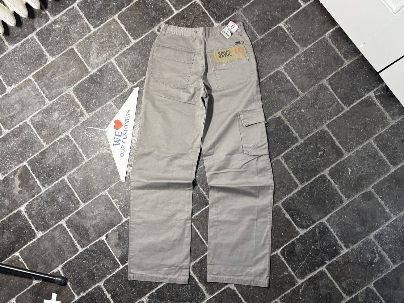 Vintage Y2K Deadstock Vintage Cargo Pants Combat Utility 1990s 2000s Size US 30 / EU 46 - 15 Thumbnail
