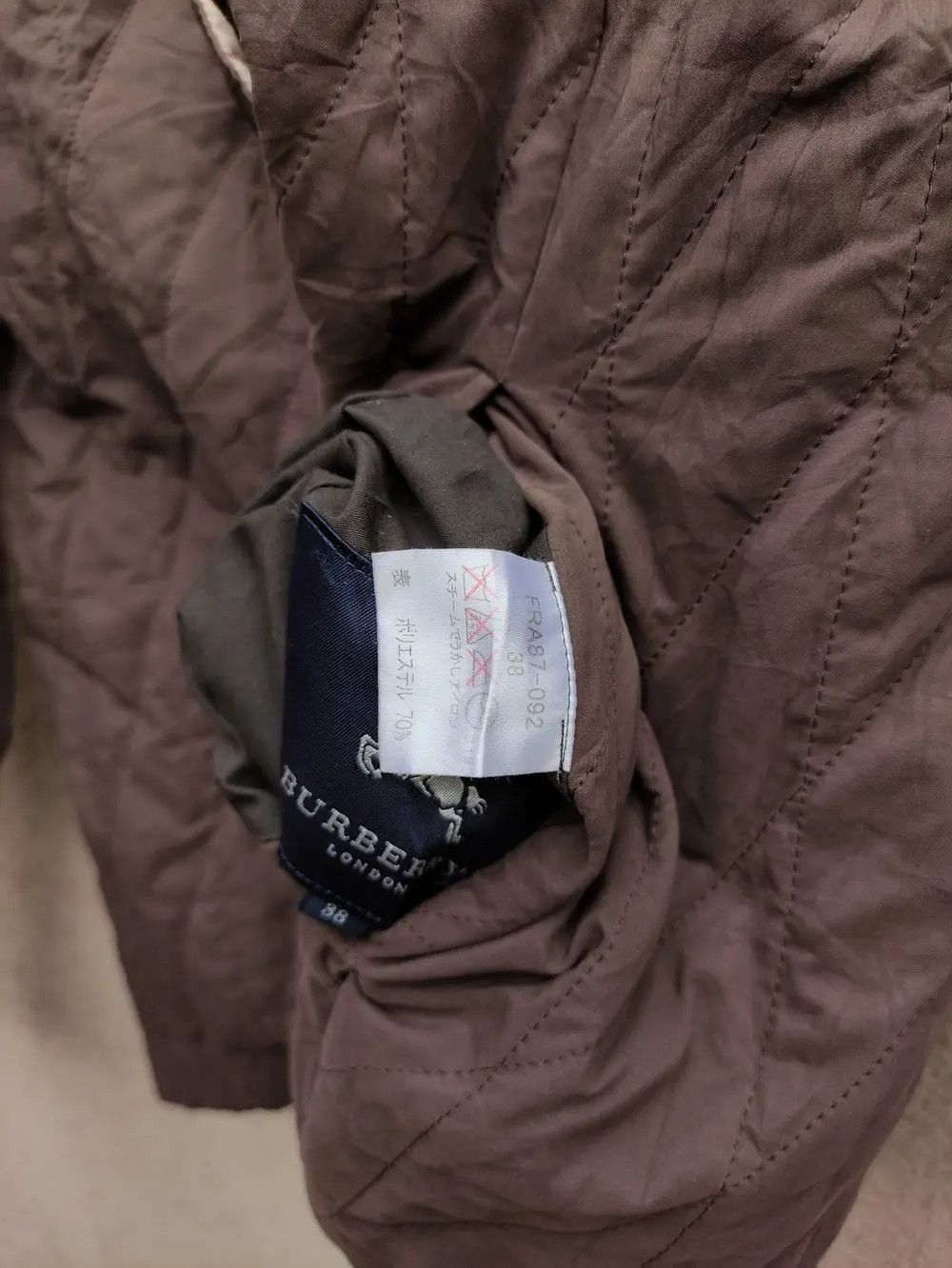 Burberry × Vintage BURBERRY NOVA CHECK VINTAGE REVERSIBLE DOWN JACKET Size US XS / EU 42 / 0 - 9 Thumbnail