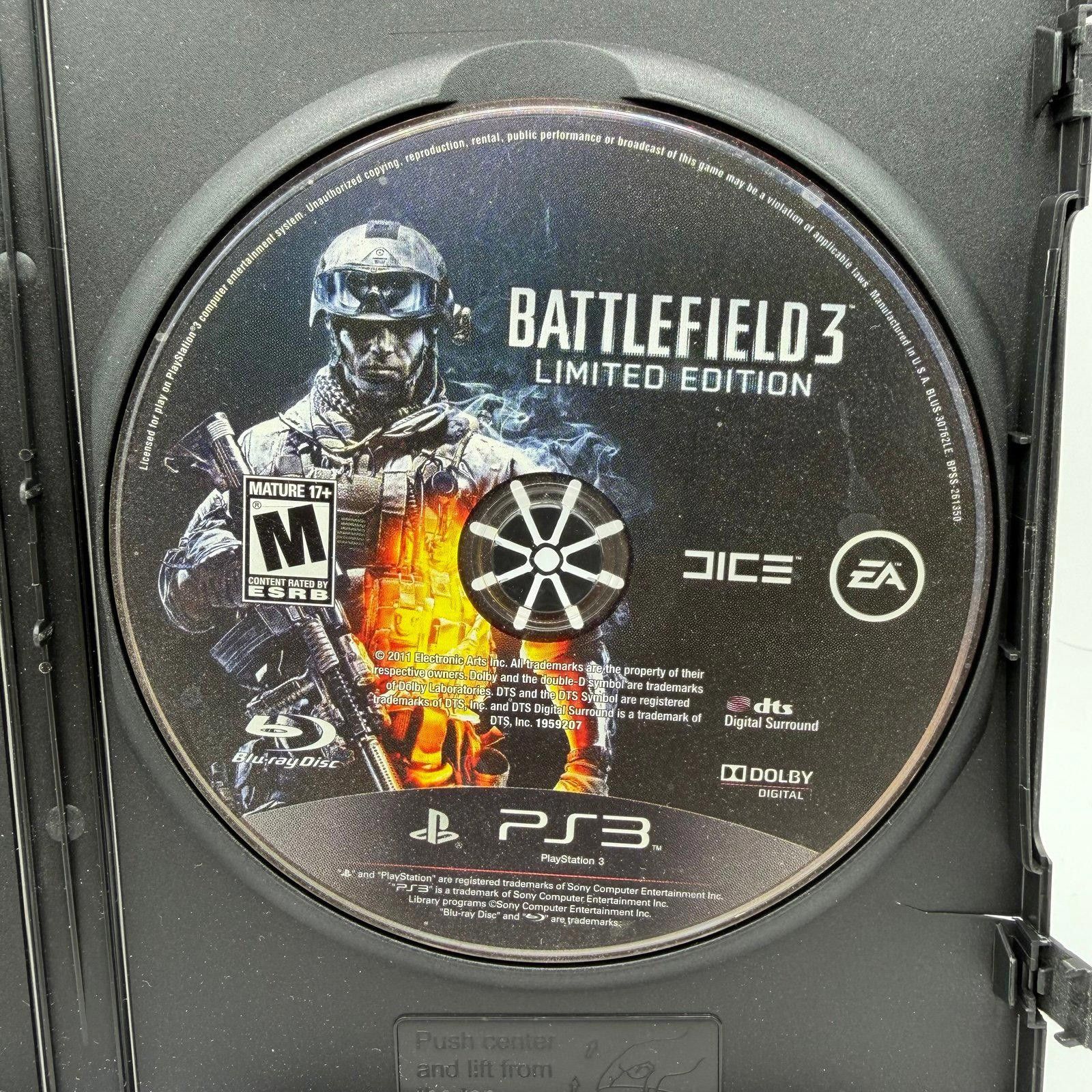 Sony PS3 - Battlefield 3 (2011) - Sony PlayStation 3 - DISK ONLY Size ONE SIZE - 1 Thumbnail