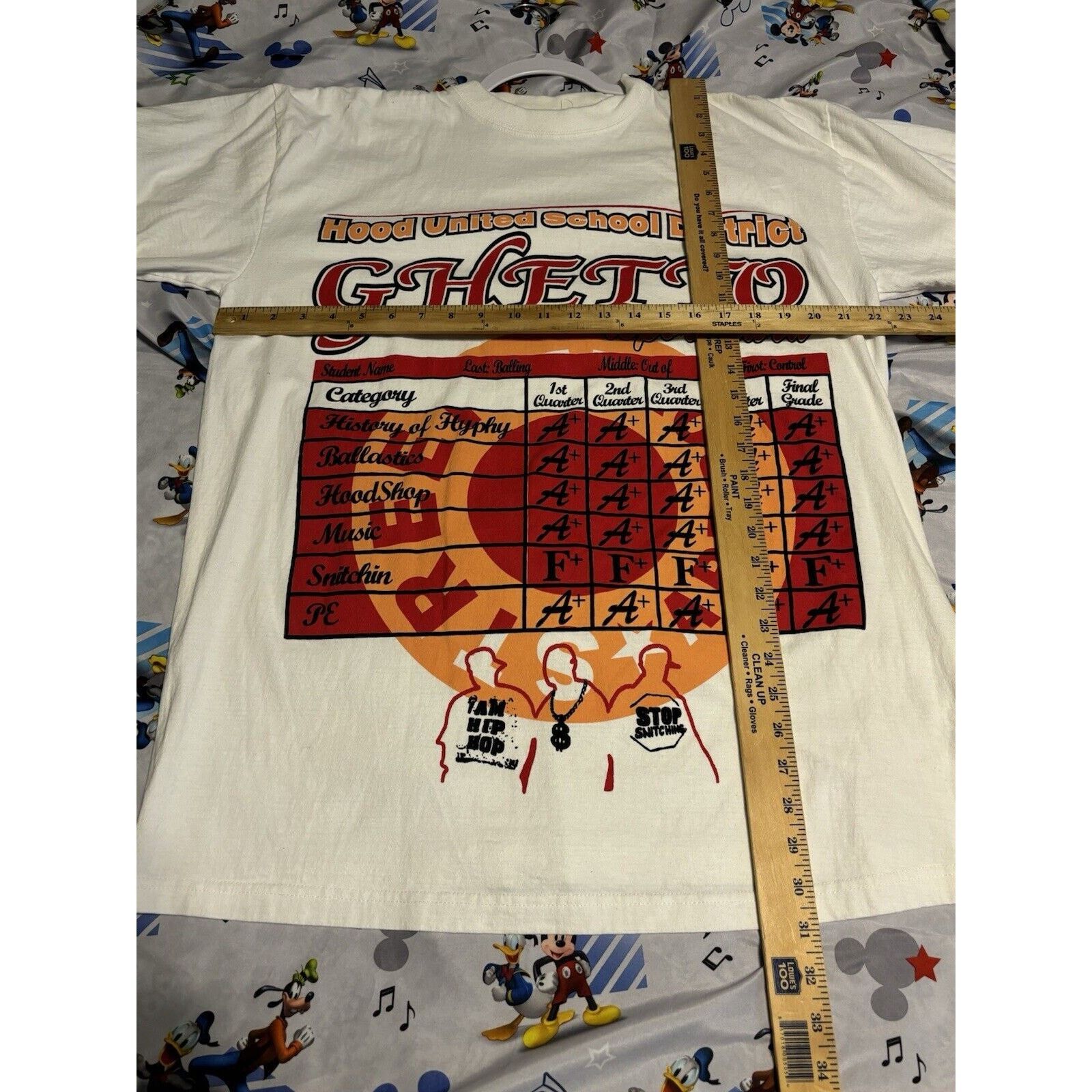 Other vintage hood united school district white y2k T-shirt Xl Size US XL / EU 56 / 4 - 4 Thumbnail