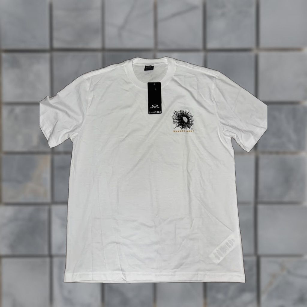 Oakley Oakley Golf Polo Shirt White M Men 22x27 Medium Polo Size US M / EU 48-50 / 2 - 1 Thumbnail