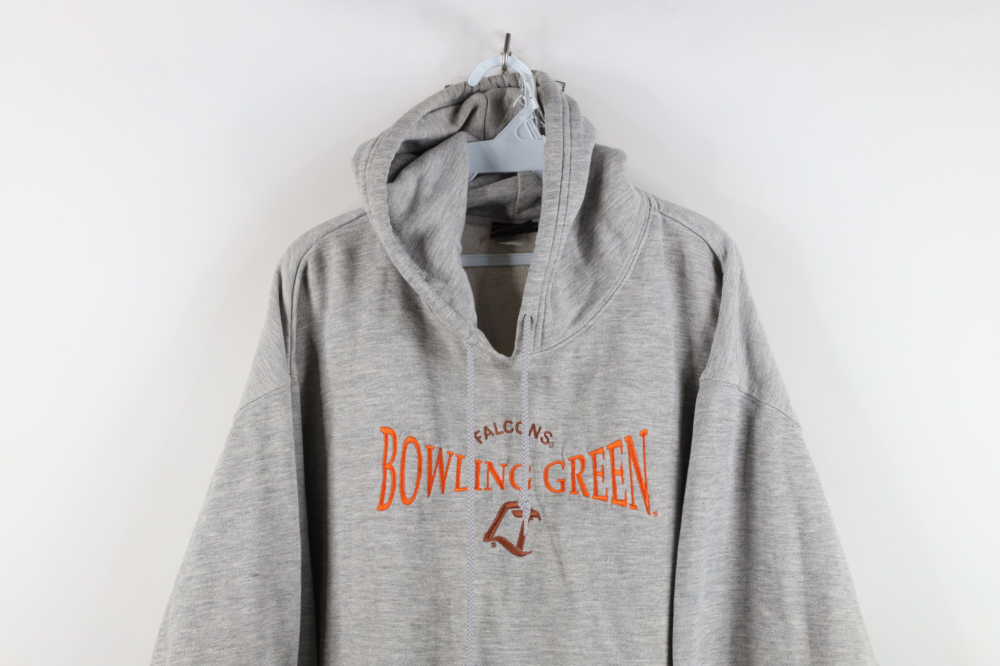 Vintage Vintage 90s Spell Out Bowling Green State University Hoodie Size US XXL / EU 58 / 5 - 2 Thumbnail