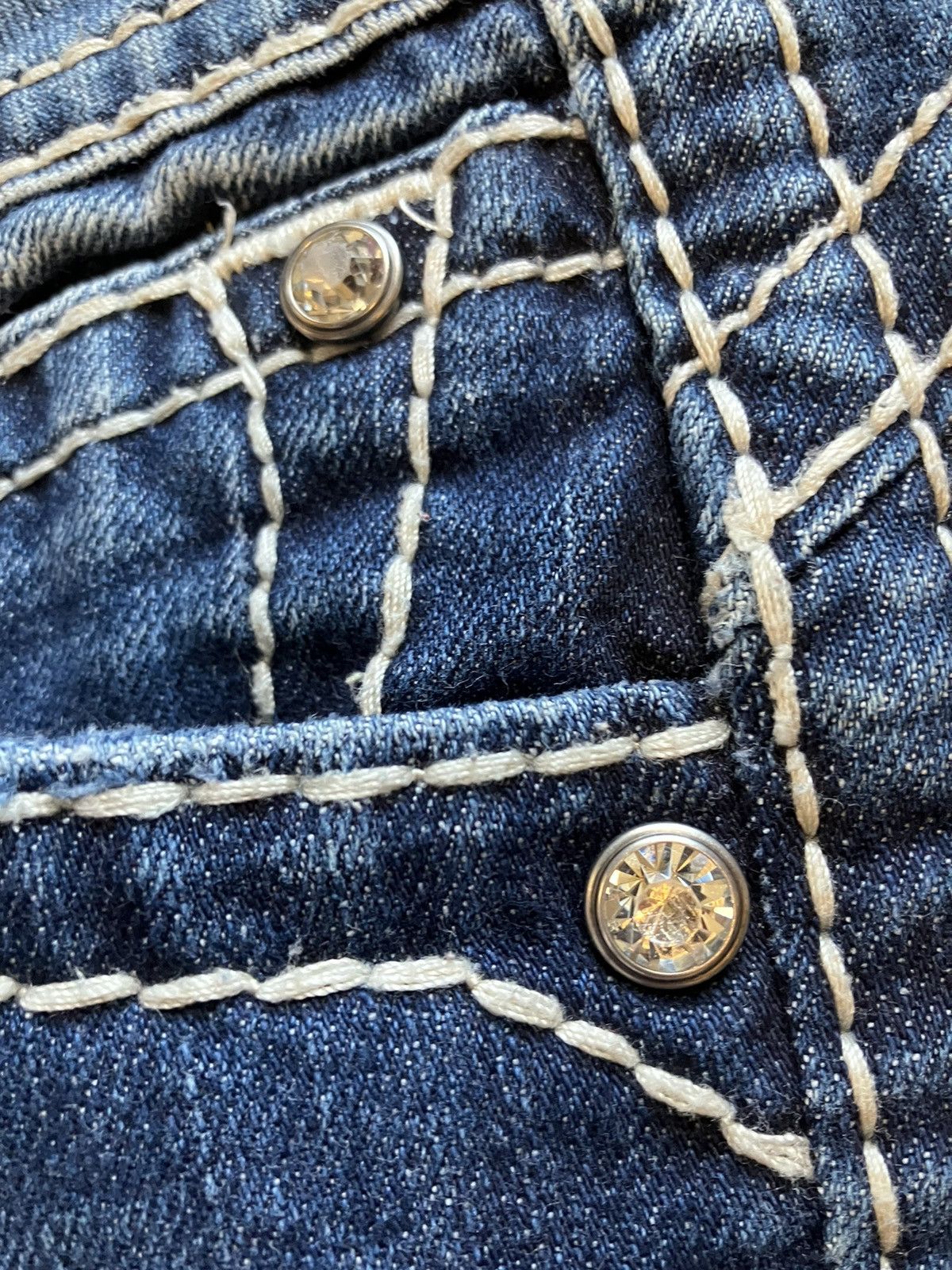 Rock Revival Vintage Rock Revival Amy Bootcut Rhinestone Woman’s Jeans Size 30" / US 8 / IT 44 - 4 Thumbnail