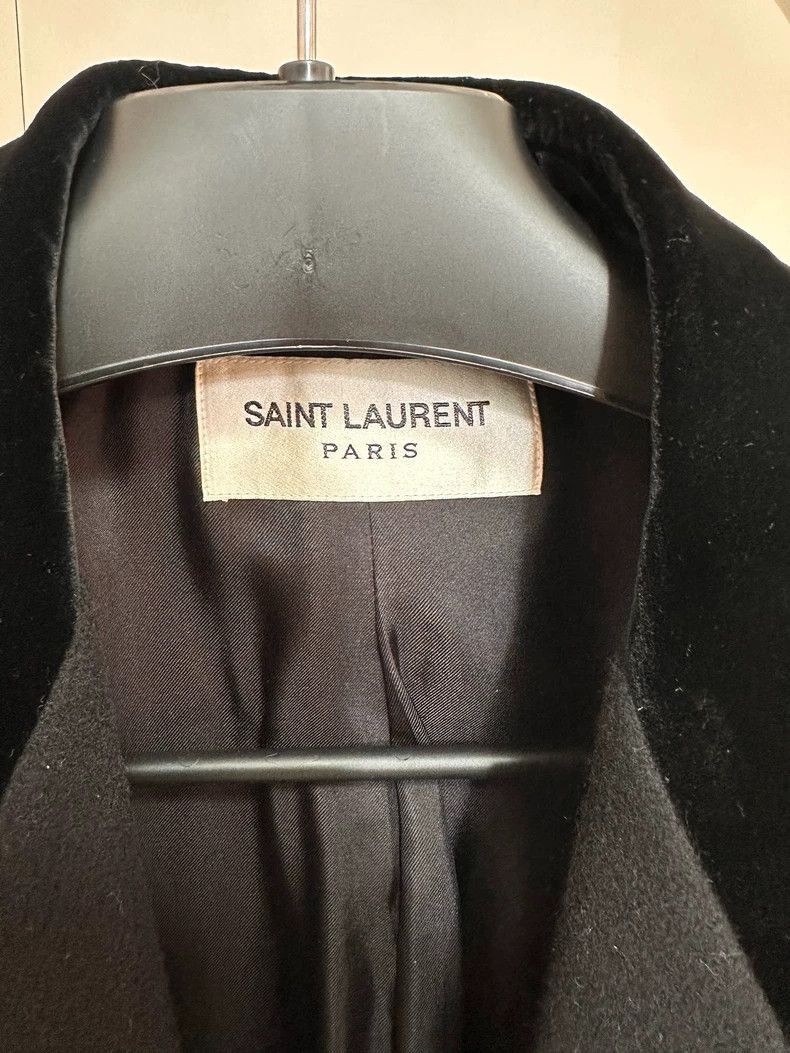 Saint Laurent Paris Saint Laurent Black Overcoat Never Worn-2506 Size M / US 6-8 / IT 42-44 - 3 Thumbnail
