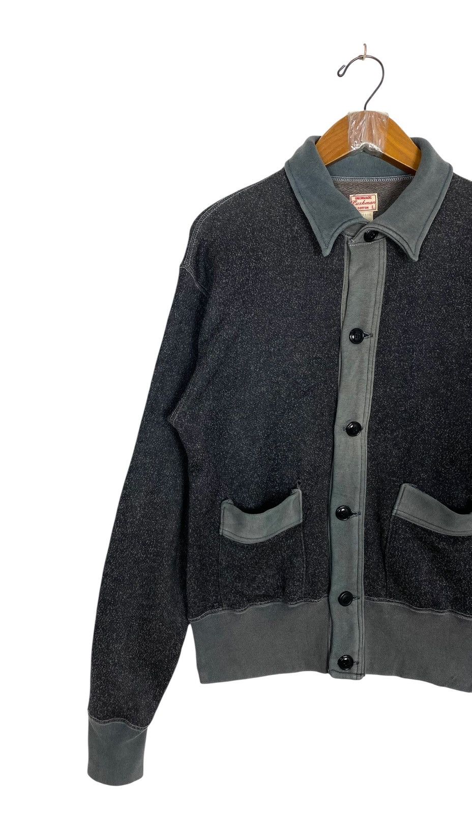 Japanese Brand Rare‼️ Vintage Union Made Cushman Cardigan Sweatshirt Size US S / EU 44-46 / 1 - 2 Thumbnail
