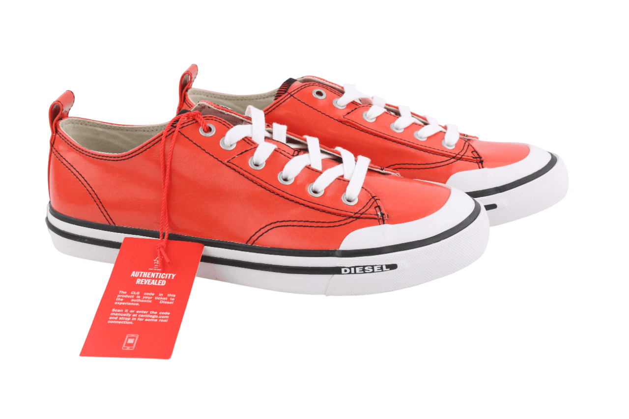 Diesel S-ATHOS LOW EU44.5 Red Coated 40574 Size US 11.5 / EU 44-45 - 2 Thumbnail