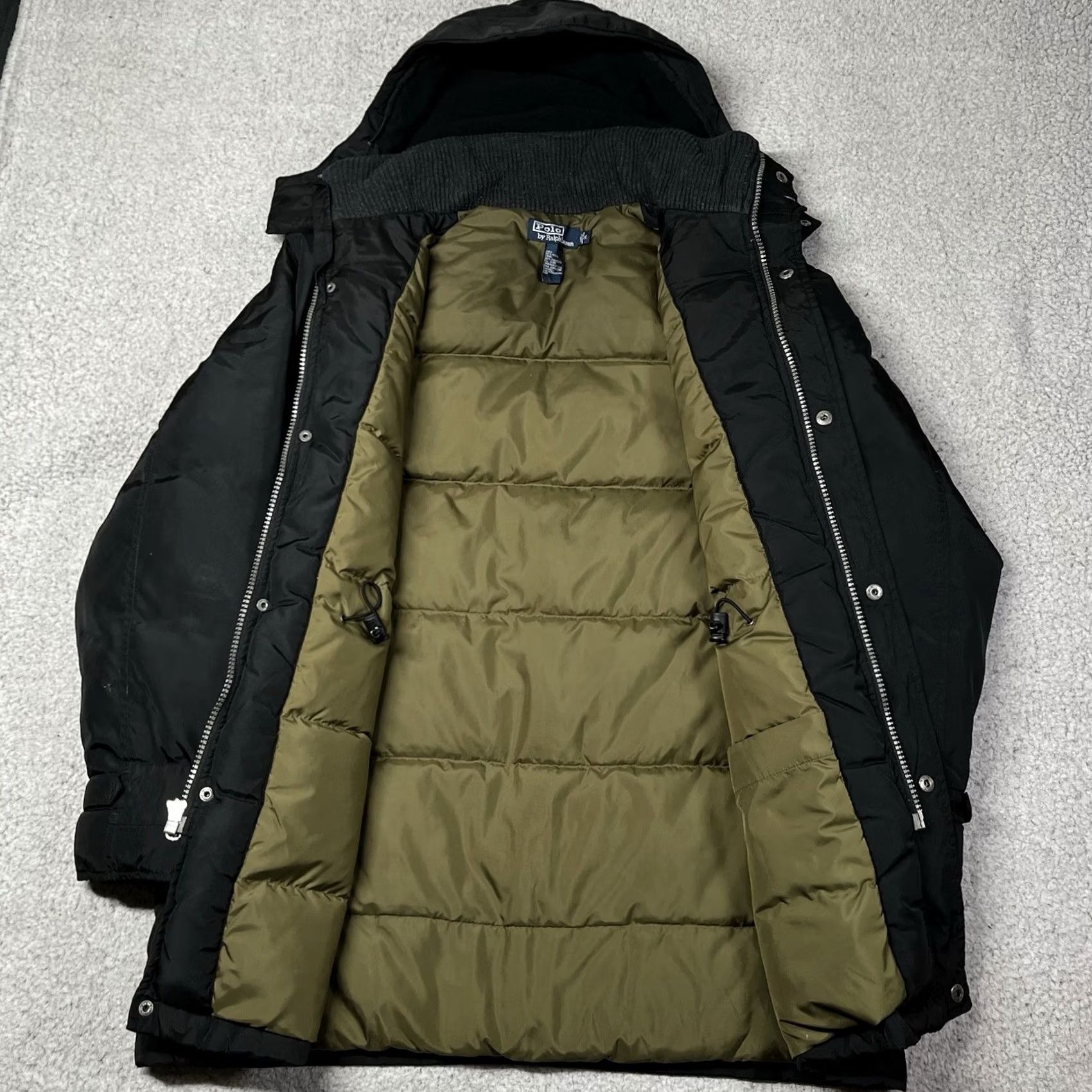 Polo Ralph Lauren Polo Ralph Lauren Jacket Men M Black Goose Down Parka Coat Military VTG Size US M / EU 48-50 / 2 - 3 Thumbnail
