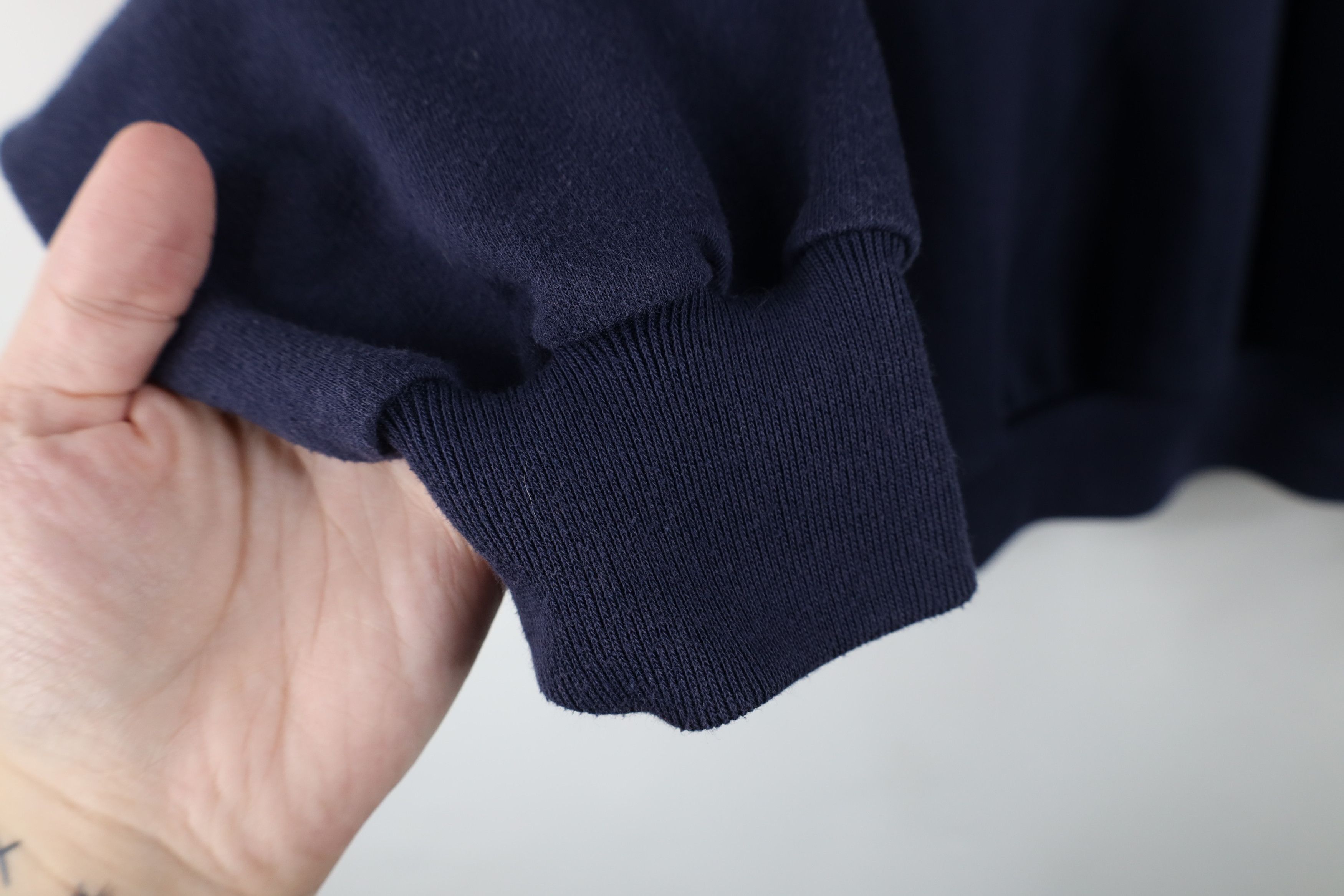 Vintage Vintage 90s Streetwear Long Sleeve Rugby Polo Navy Size US L / EU 52-54 / 3 - 7 Thumbnail