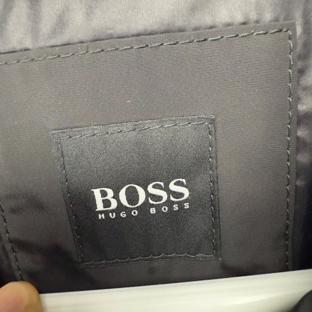 Other HUGO BOSS Jacket Black Bomber Zip Up Jacket Coat 44 / EU 54 Size US L / EU 52-54 / 3 - 3 Thumbnail