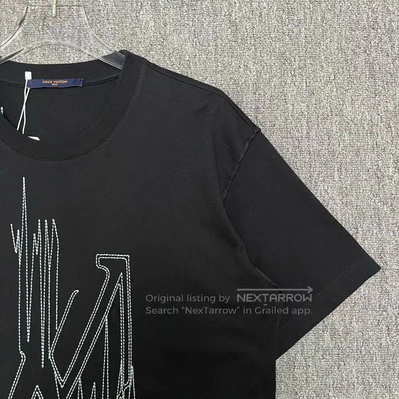 Louis Vuitton Louis Vuitton Black Cotton Men's T-Shirt . Size US L / EU 52-54 / 3 - 4 Thumbnail