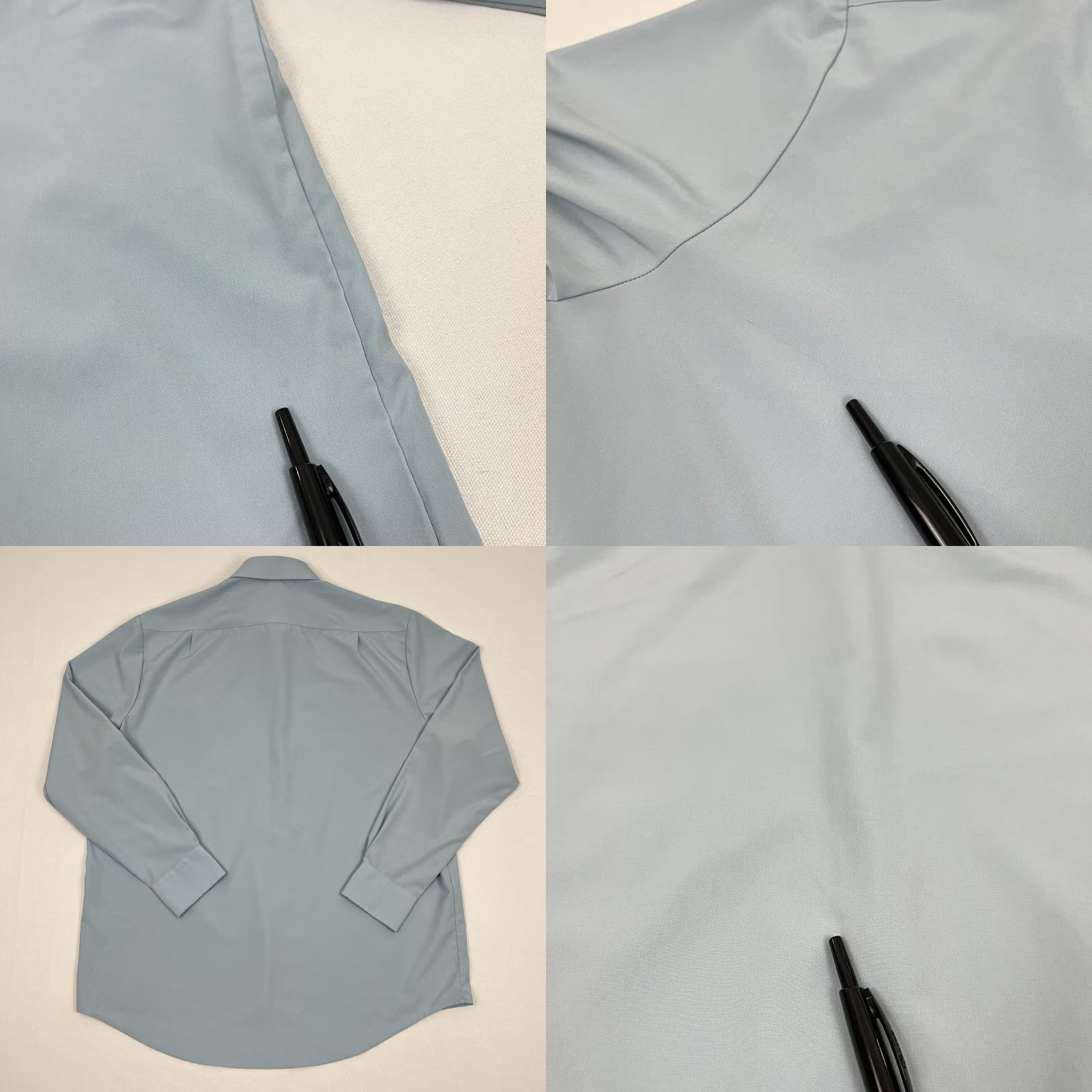 Vintage &Collar Shirt Mens XL Athletic Fit Blue Performance Stretch Button Up Casual Size US XL / EU 56 / 4 - 8 Thumbnail