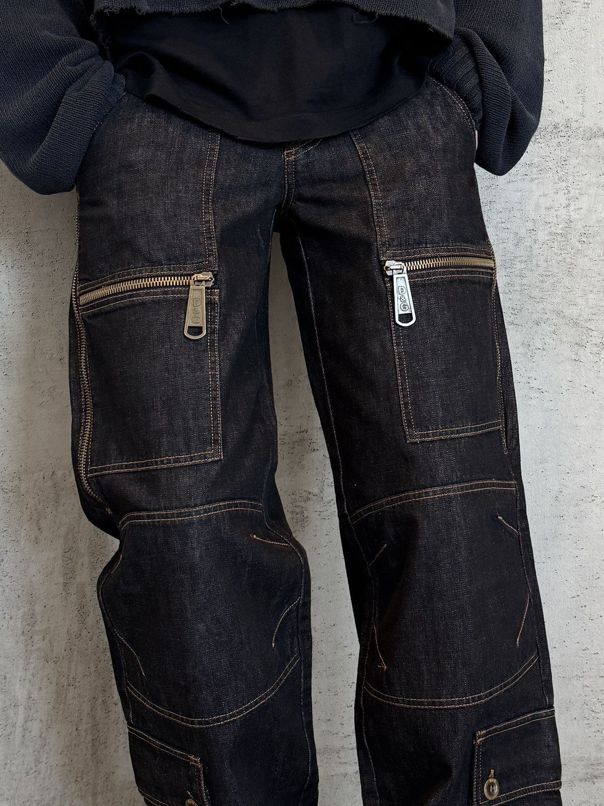 Dolce & Gabbana Dolce & Gabbana A/W 2003 - Zipper Multi Pocket Jeans Size US 28 / EU 44 - 7 Thumbnail