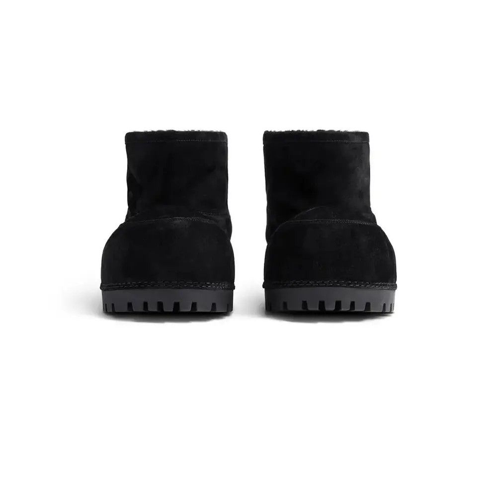 Balenciaga o1w1db11225 Alaska Fur Bootie in Black Size US 11 / EU 44 - 3 Thumbnail