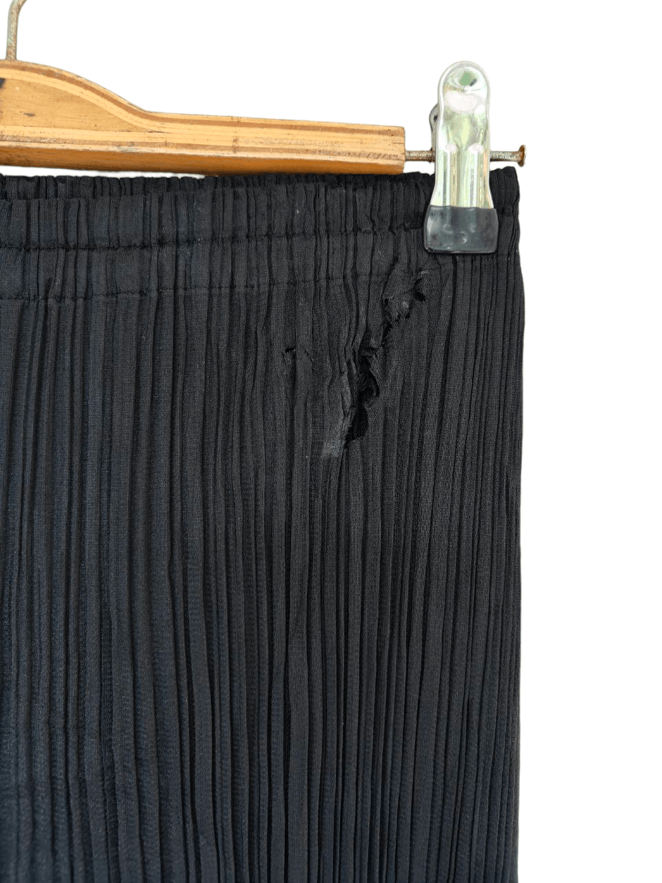 Issey Miyake Thrashed Ripped Damaged Pleats Please Pleated Pant Size 26" / US 2 / IT 38 - 4 Thumbnail