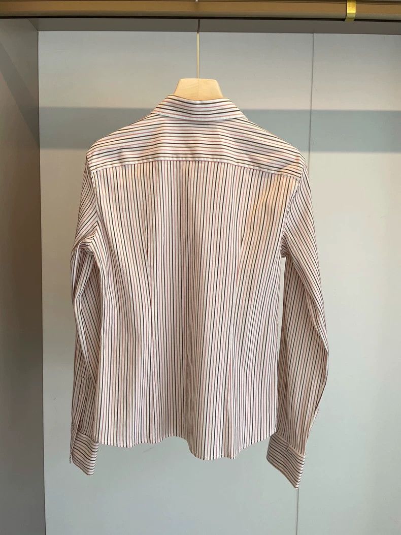 Loro Piana LORO PIANA Striped cotton shirt Size XL / US 12-14 / IT 48-50 - 2 Thumbnail