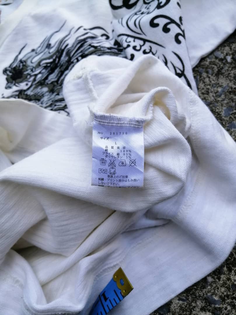 Designer × Japanese Brand Karakuri Tamashi Embroidered Dragon Longsleeve Tee Size US M / EU 48-50 / 2 - 6 Thumbnail