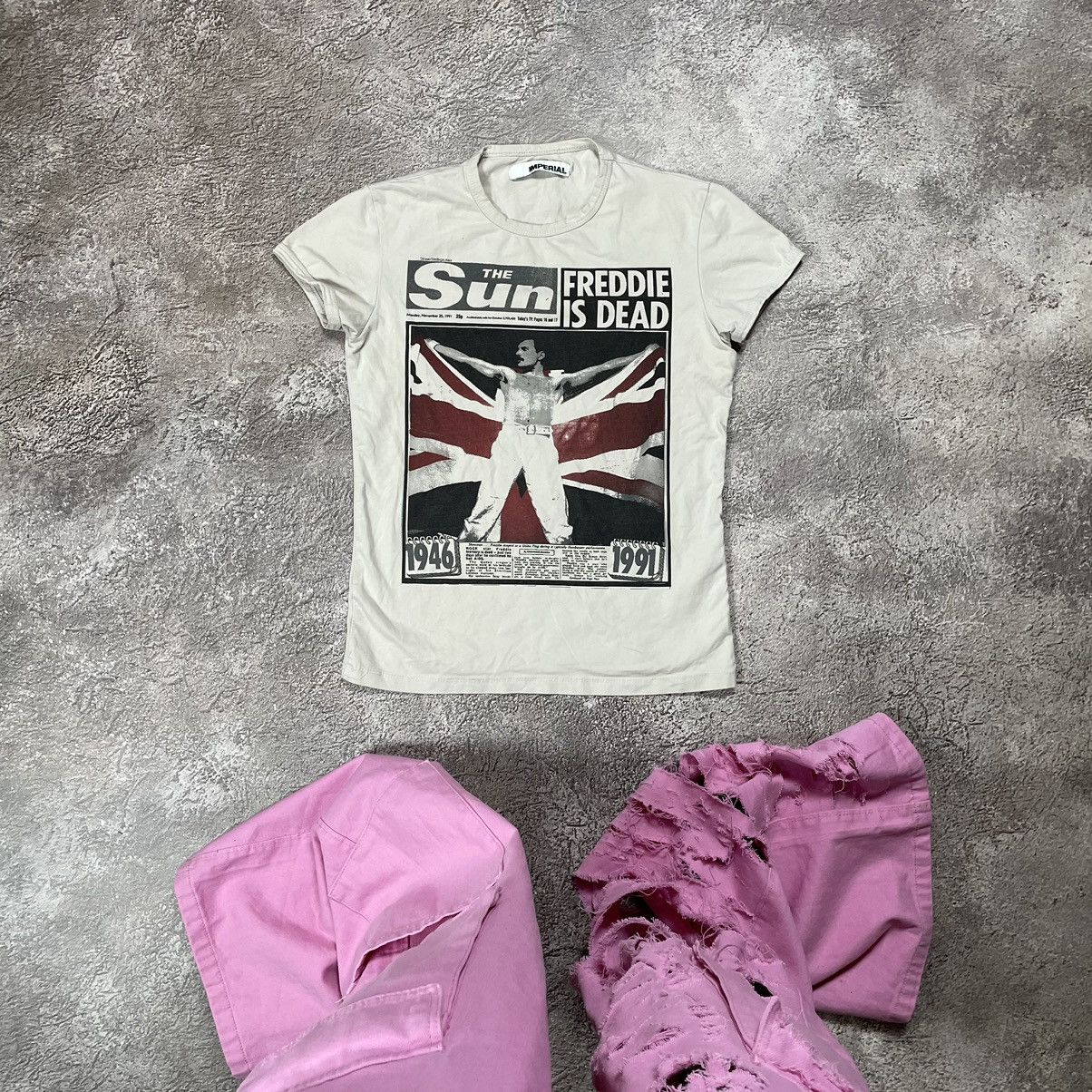 Vintage Vintage Y2K Freddie Graphic Tee Sun Faded Grunge Tapered S Size US S / EU 44-46 / 1 - 1 Thumbnail