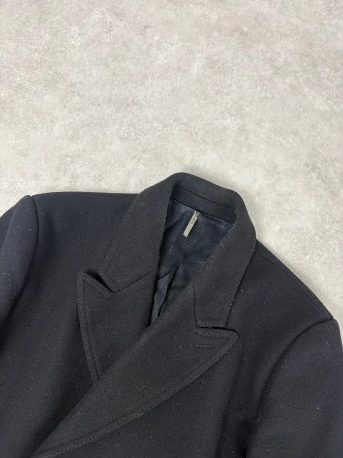 Dior AW2006 Dior Black Buttoned Officer Wool Long Coat by Hedi Slimane Size US M / EU 48-50 / 2 - 4 Thumbnail
