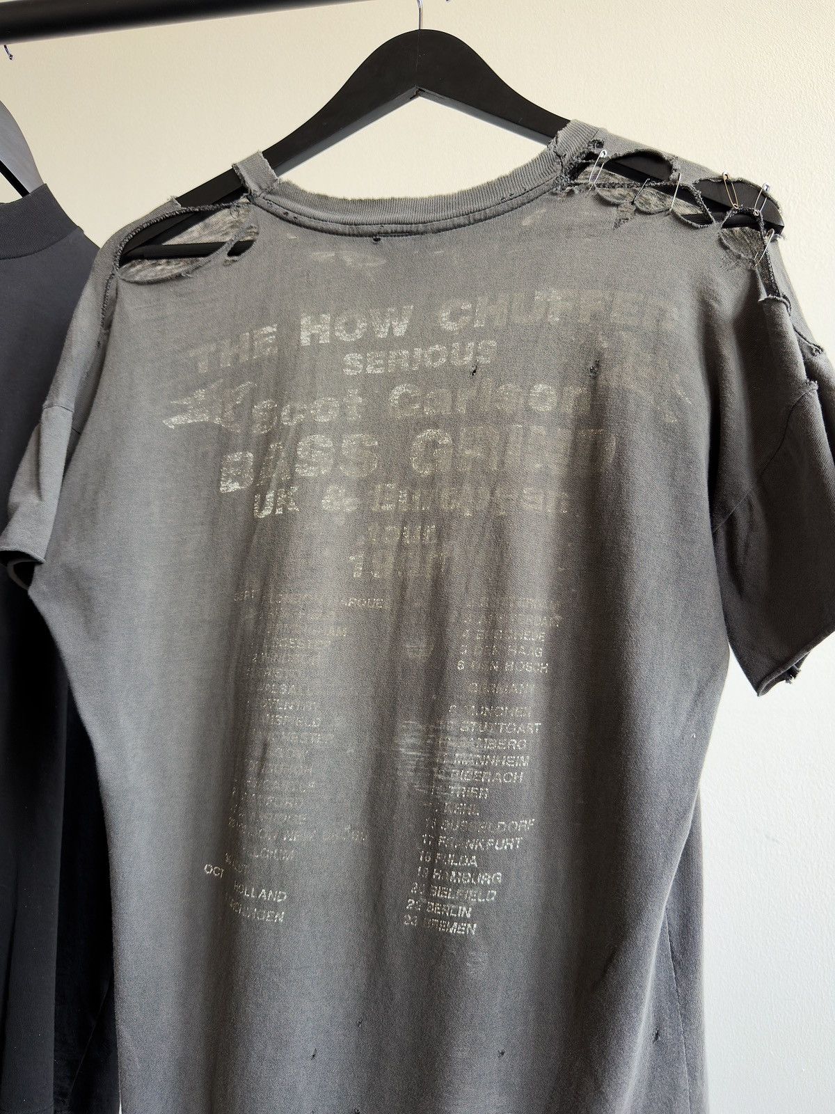 Band Tees Vintage 90s Faded Napalm Death Thrashed Grunge Erd Band Tee Size US M / EU 48-50 / 2 - 5 Thumbnail