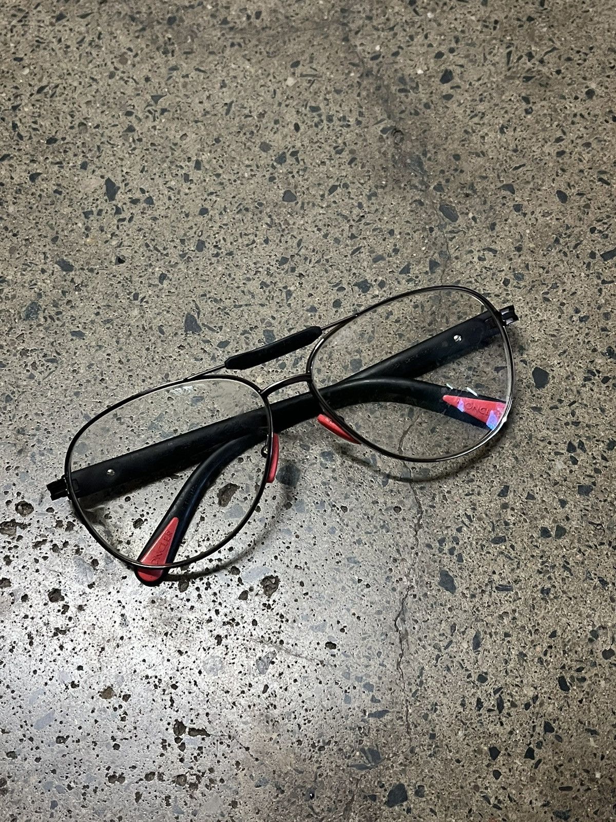 Moncler black steller eyeglasses