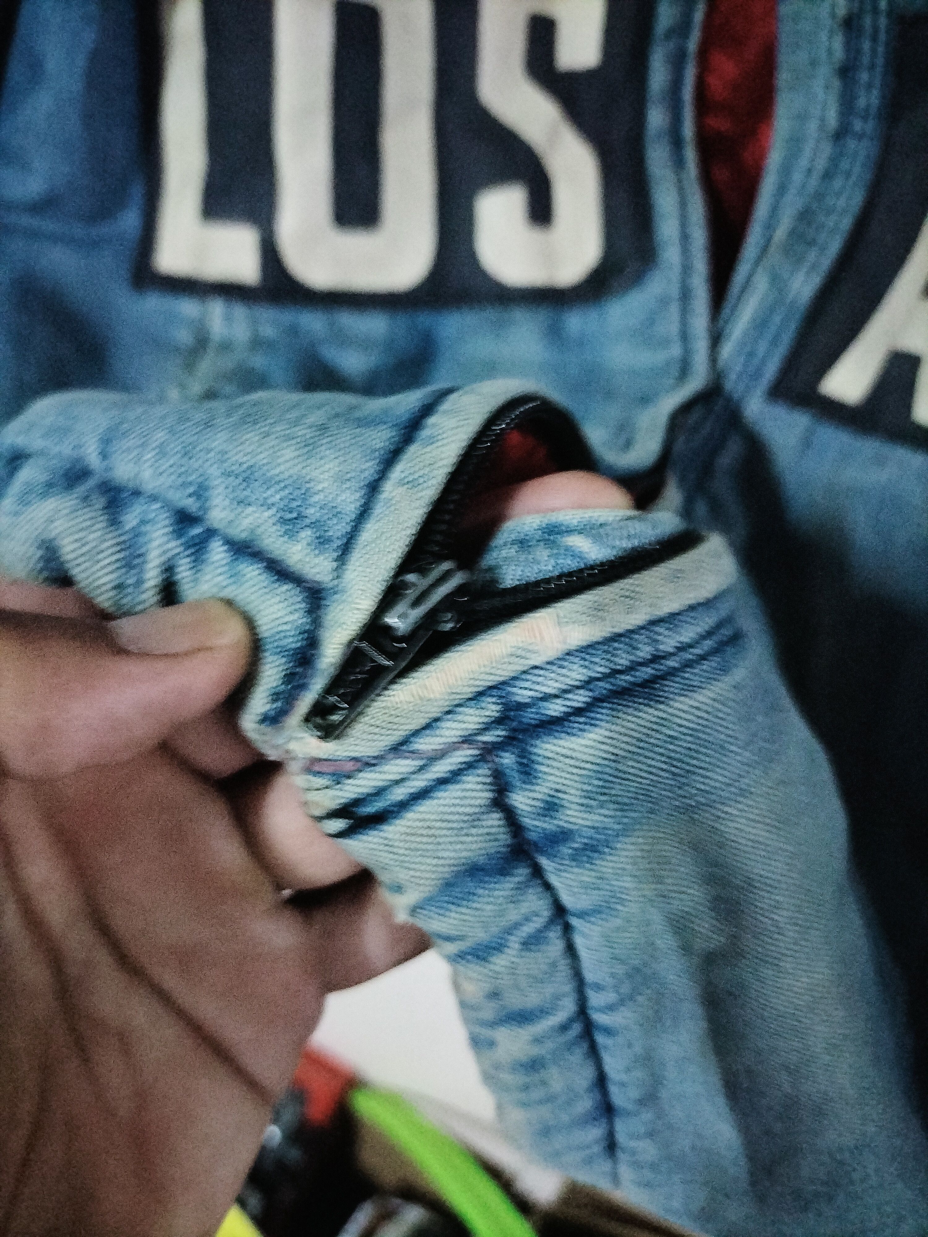 Blue Blue Japan Distressed Blue Blue Japan Los Angeles Denim Bomber Workwear Size US XL / EU 56 / 4 - 10 Thumbnail