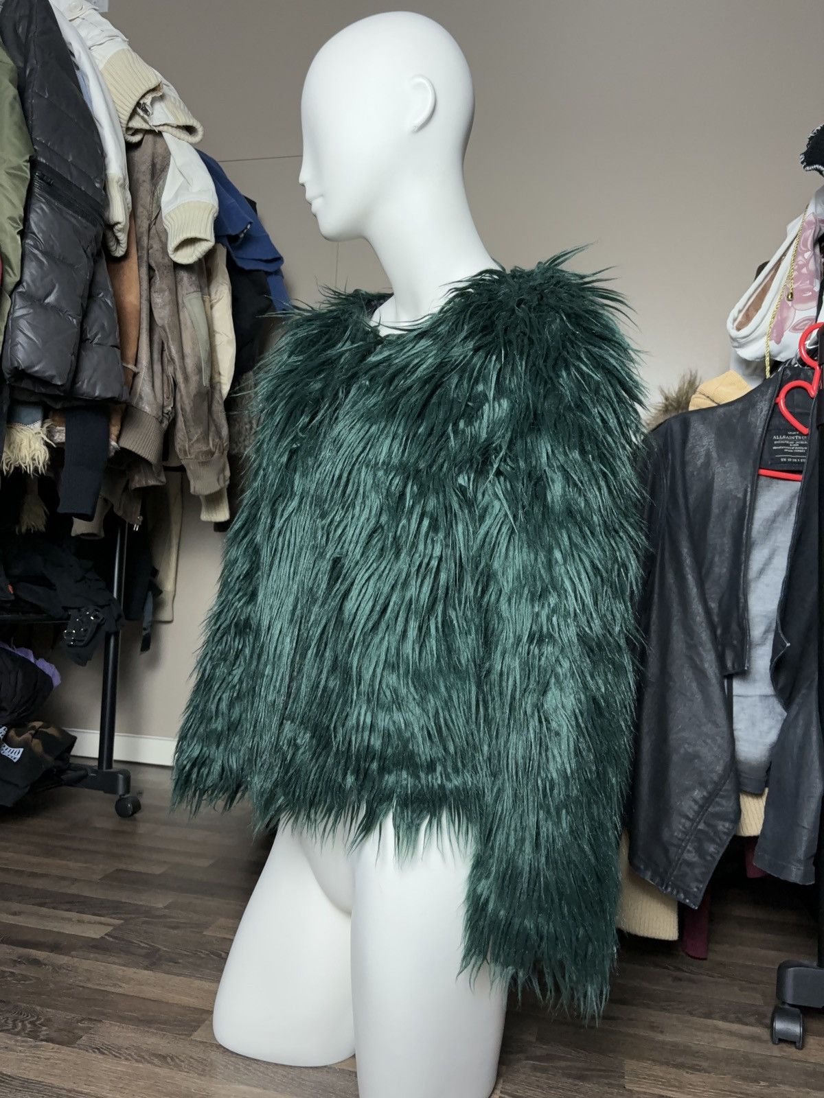 Japanese Brand × Vintage Vintage faux fur avant garde coat opium style jacket Size M / US 6-8 / IT 42-44 - 4 Thumbnail