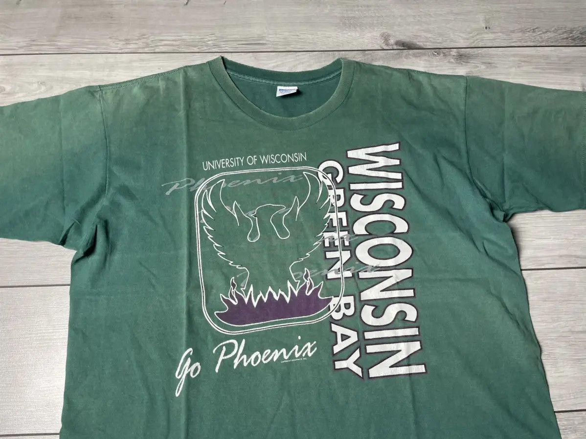 Band Tees Wisconsin T-shirt made in USA vintage size XLarge Size US XL / EU 56 / 4 - 3 Thumbnail