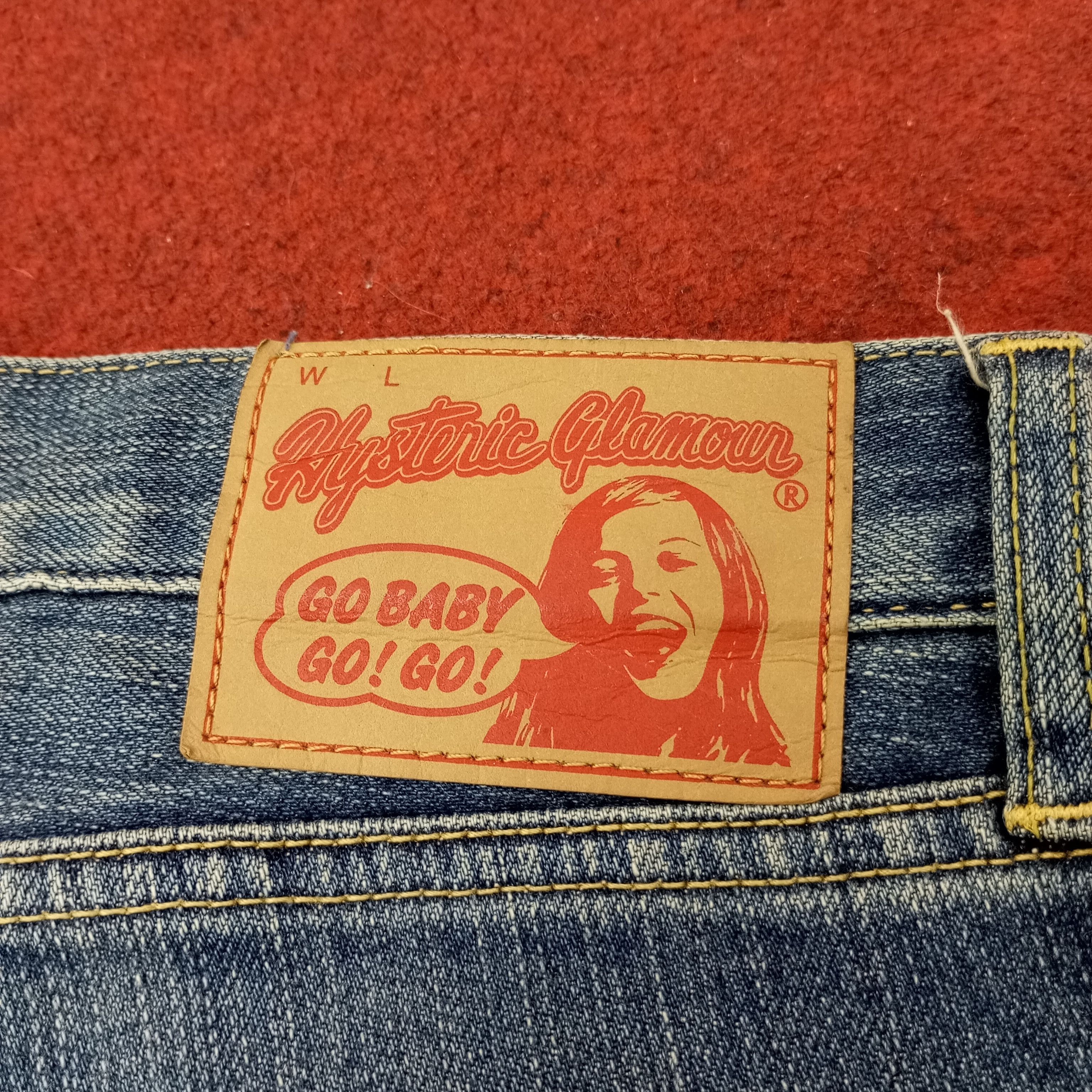 Hysteric Glamour Hysteric Glamour Japanese Brand Custom Art Jeans c252n20 Size 31" - 15 Thumbnail