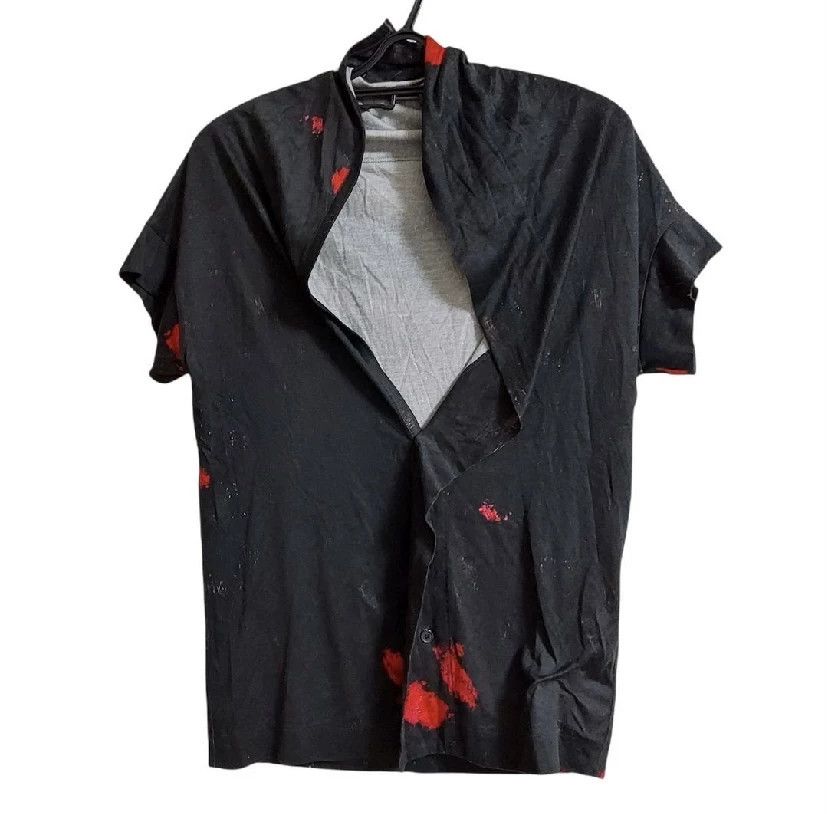 Yohji Yamamoto Yohji Yamamoto Pour Homme Short Sleeve Size US M / EU 48-50 / 2 - 1 Thumbnail