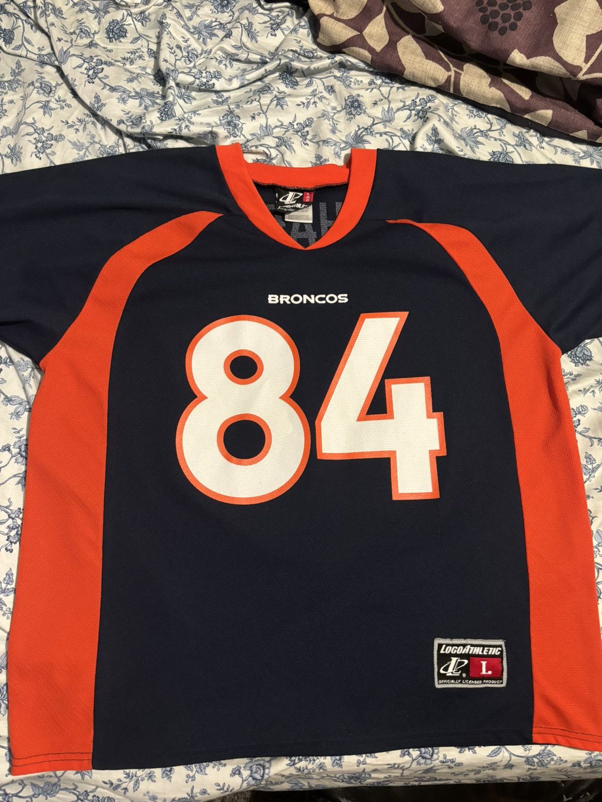 Logo Athletic Shannon Sharpe Bronco Jersey Size US L / EU 52-54 / 3 - 2 Thumbnail