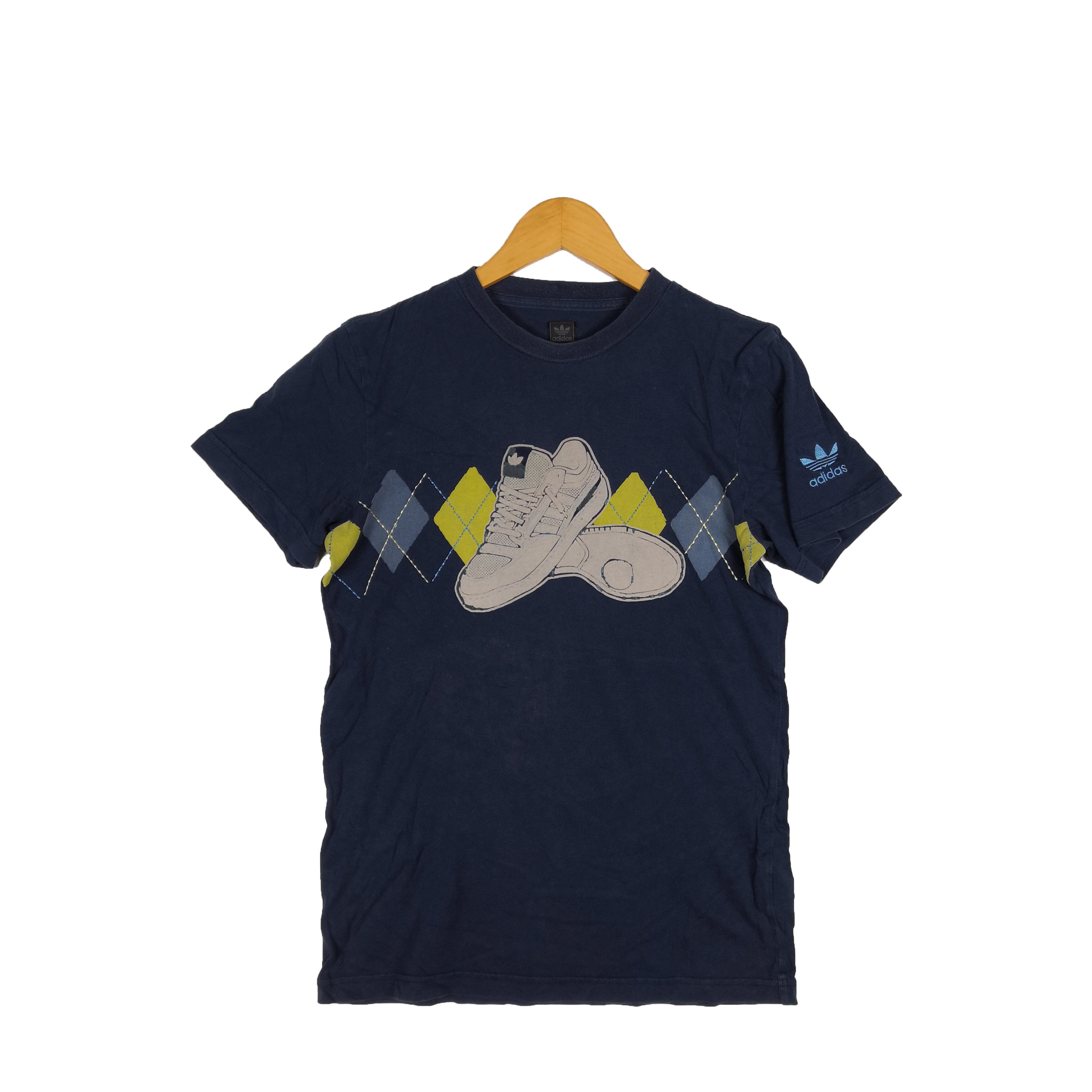 Japanese Brand Adidas T-Shirt Adidas Trefoil Shoes Crewneck Tee Size S / US 4 / IT 40 - 1 Thumbnail