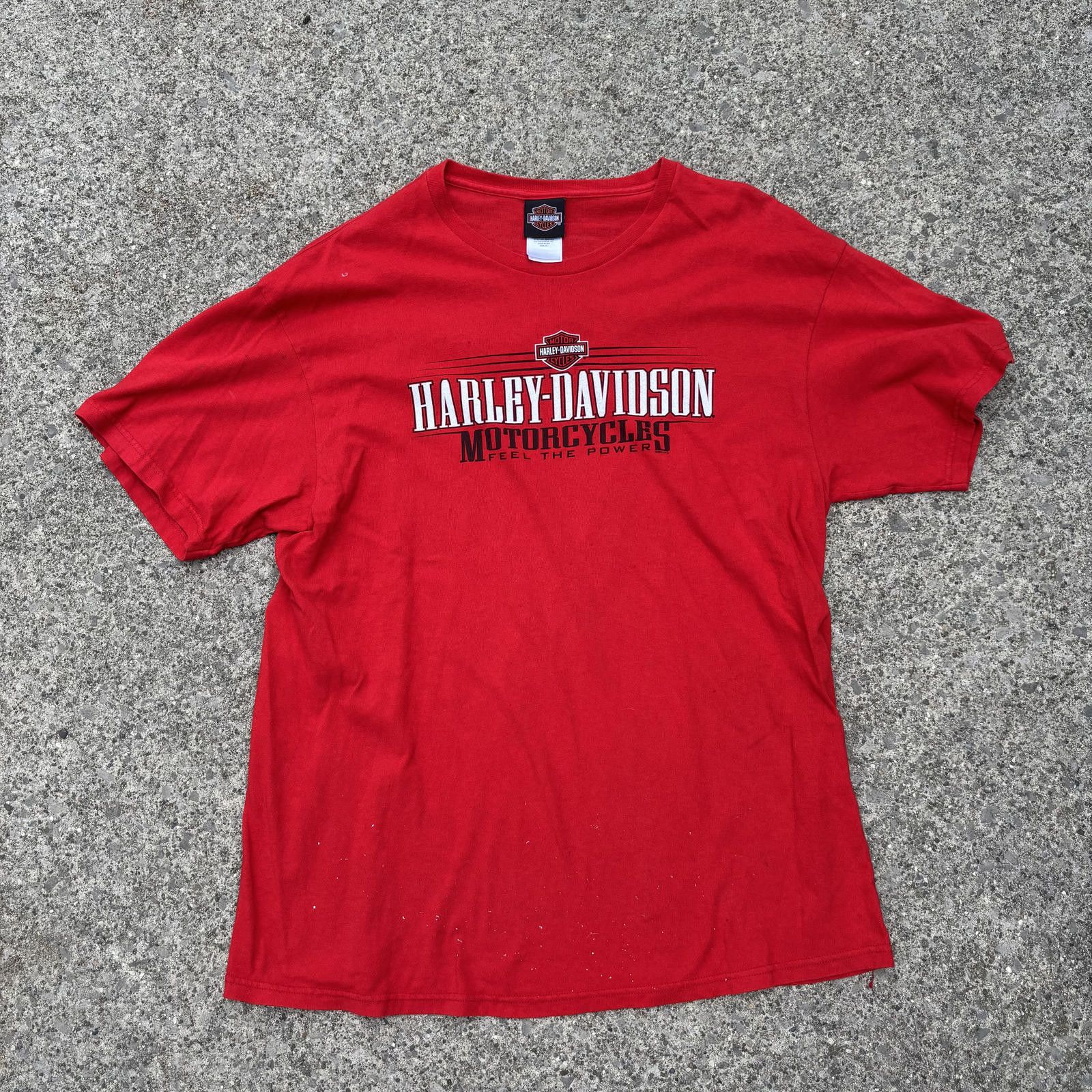 Harley Davidson Vintage Harley-Davidson Red Graphic T-shirt - size XL Size US XL / EU 56 / 4 - 1 Thumbnail