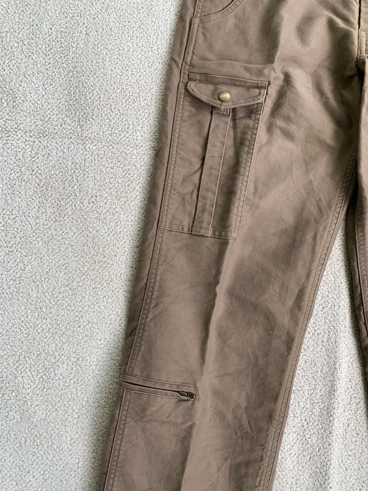 Japanese Brand × Le Grande Bleu (L.G.B.) × Vintage VTG 00s Bicolbird design Strap Cargo Pants Size US 30 / EU 46 - 8 Thumbnail