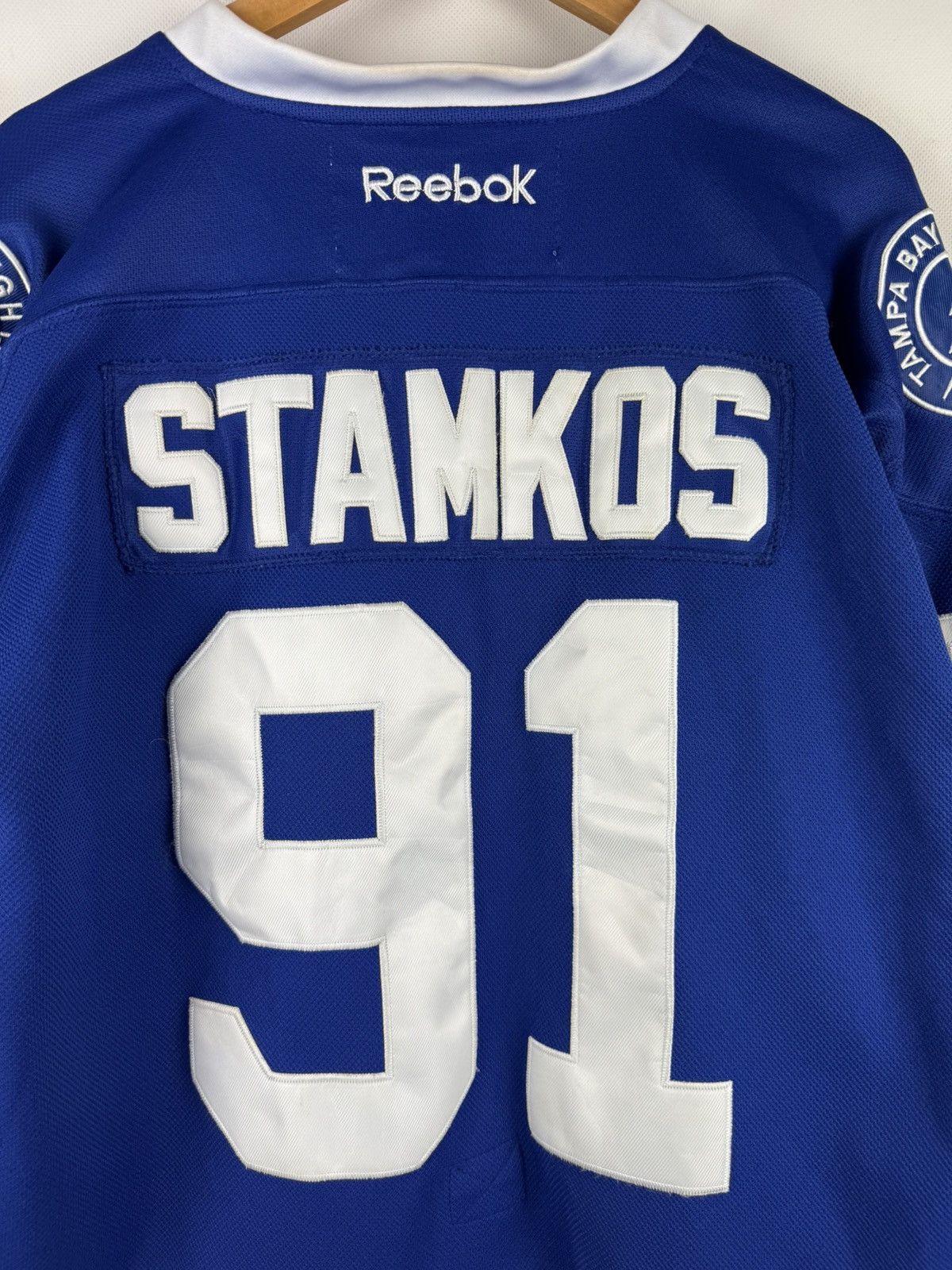 Reebok Reebok Tampa Bay Lightning #91 Stamkos NHL Hockey Jersey Size US M / EU 48-50 / 2 - 21 Thumbnail