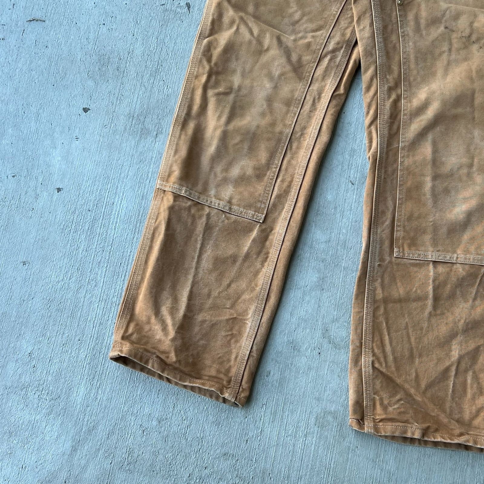 Carhartt × Vintage Carhartt brown double knee work wear carpenter pants Size US 28 / EU 44 - 7 Thumbnail