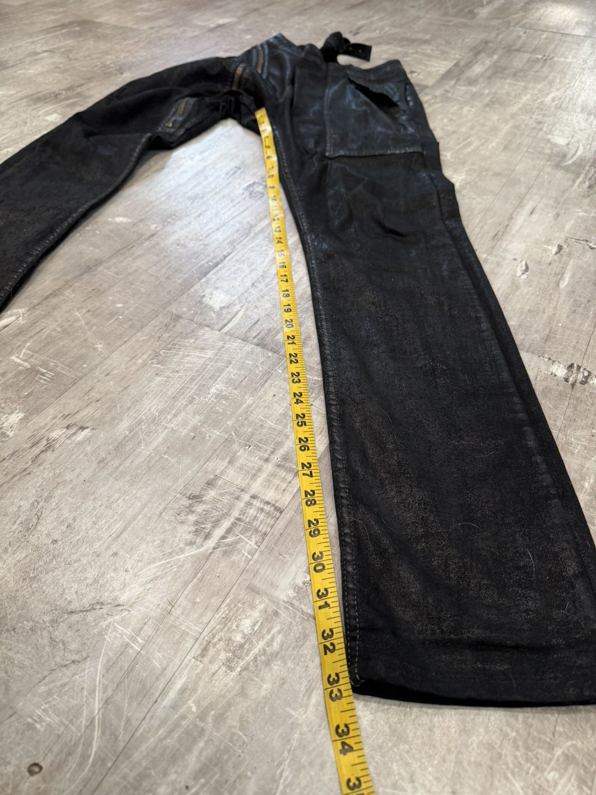 Rick Owens Olmar & Mirta Black Scrub Wax Aircut Size US 32 / EU 48 - 17 Thumbnail