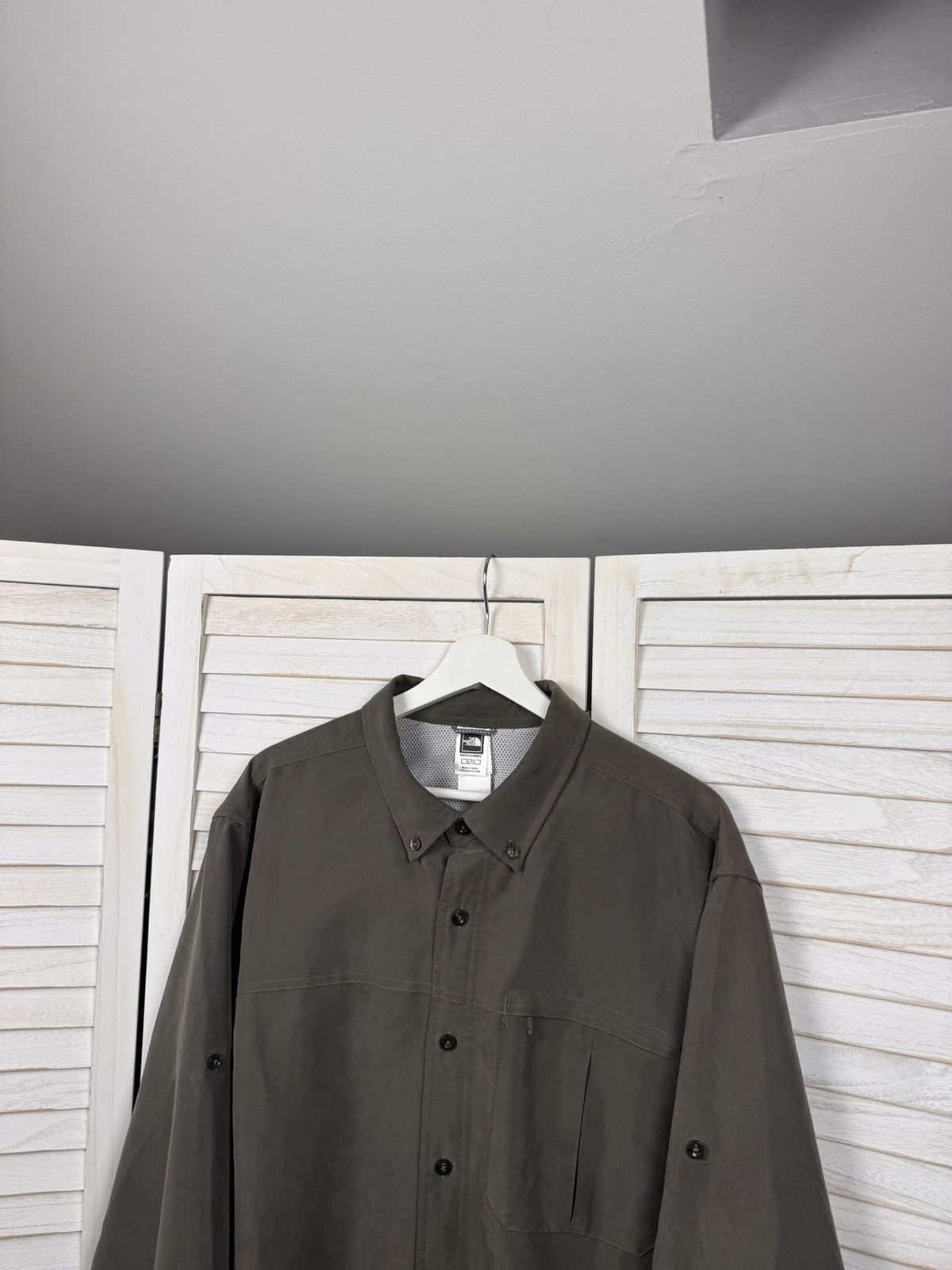 The North Face The North Face Men's XL Olive Woven Shirt Long Sleeve Solid Size US XL / EU 56 / 4 - 1 Thumbnail