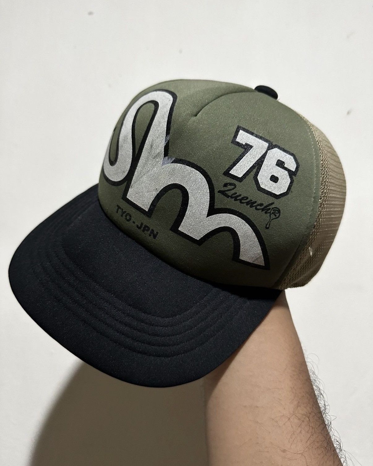 Japanese Brand VTG Quench Tokyo Trucker Hat Size ONE SIZE - 1 Thumbnail
