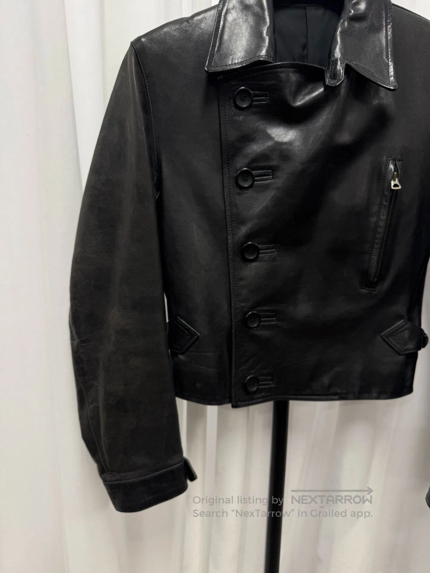 Yohji Yamamoto Yohji Yamamoto Y's 90s Leather Jacket. Size US M / EU 48-50 / 2 - 4 Thumbnail