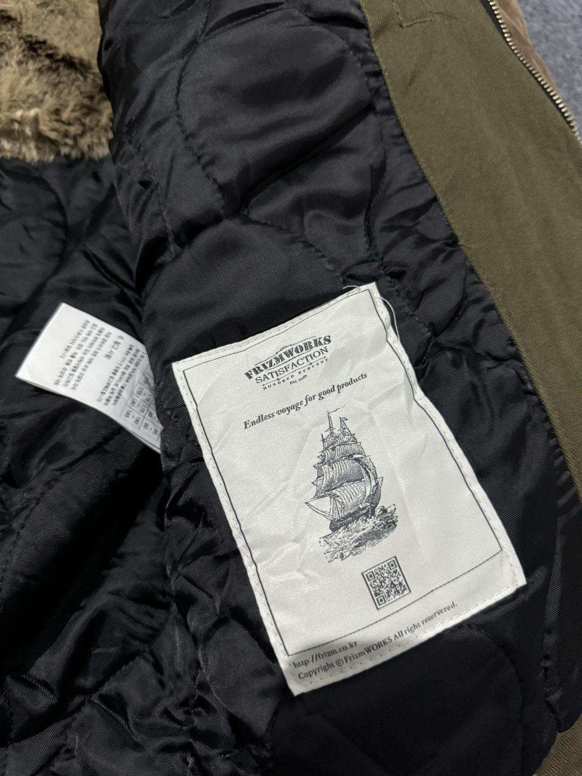 FrizmWORKS Frizm work Edgar N1 deck jacket - olive Size US M / EU 48-50 / 2 - 6 Thumbnail