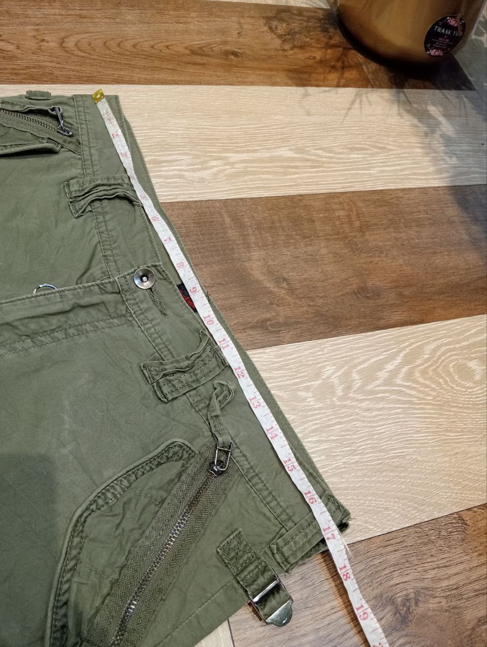 JACKROSE JACKROSE JAPAN FLARED CARGO PANTS SIZE 33 GREEN ARMY Size US 33 - 11 Thumbnail