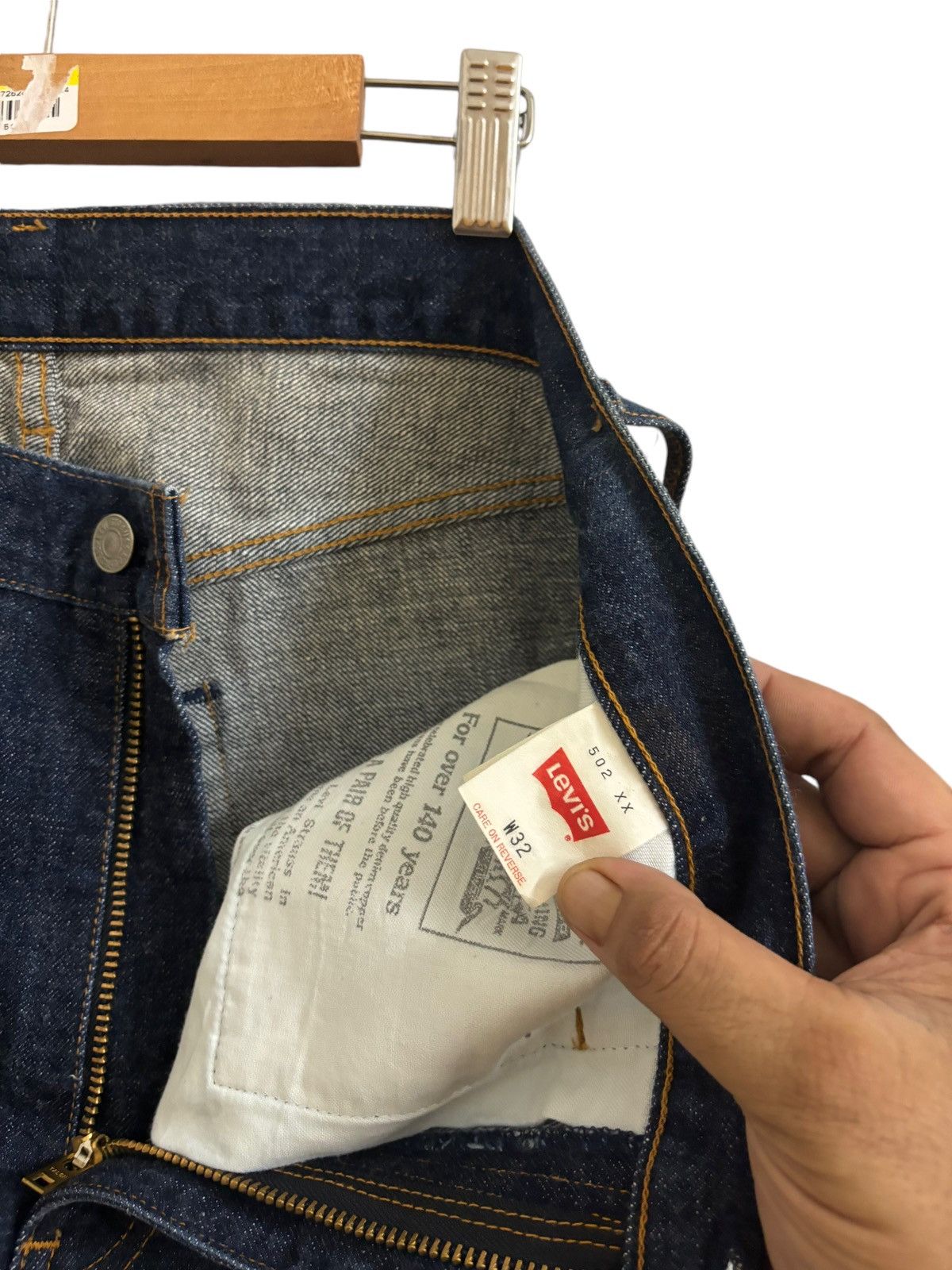 Levi's × Levi's Vintage Clothing LEVI’S BIG E 502 XX SHORT DENIM Size US 32 / EU 48 - 9 Thumbnail