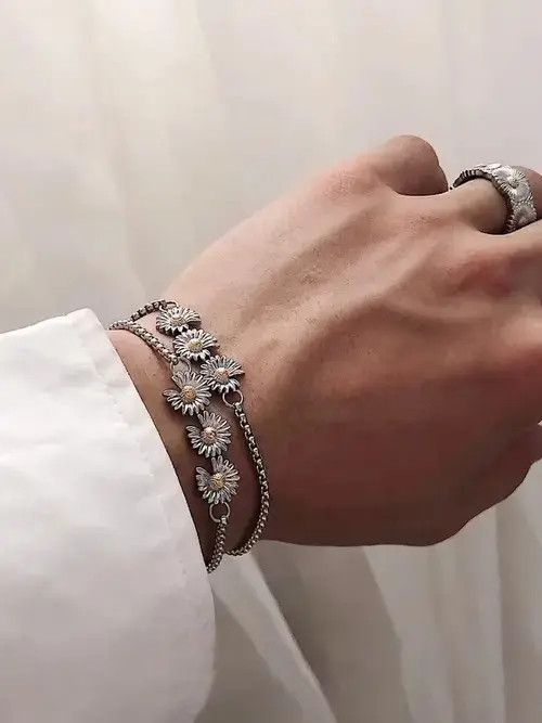 Designer × Vintage Vintage patchwork pendant bracelet Size ONE SIZE - 1 Thumbnail