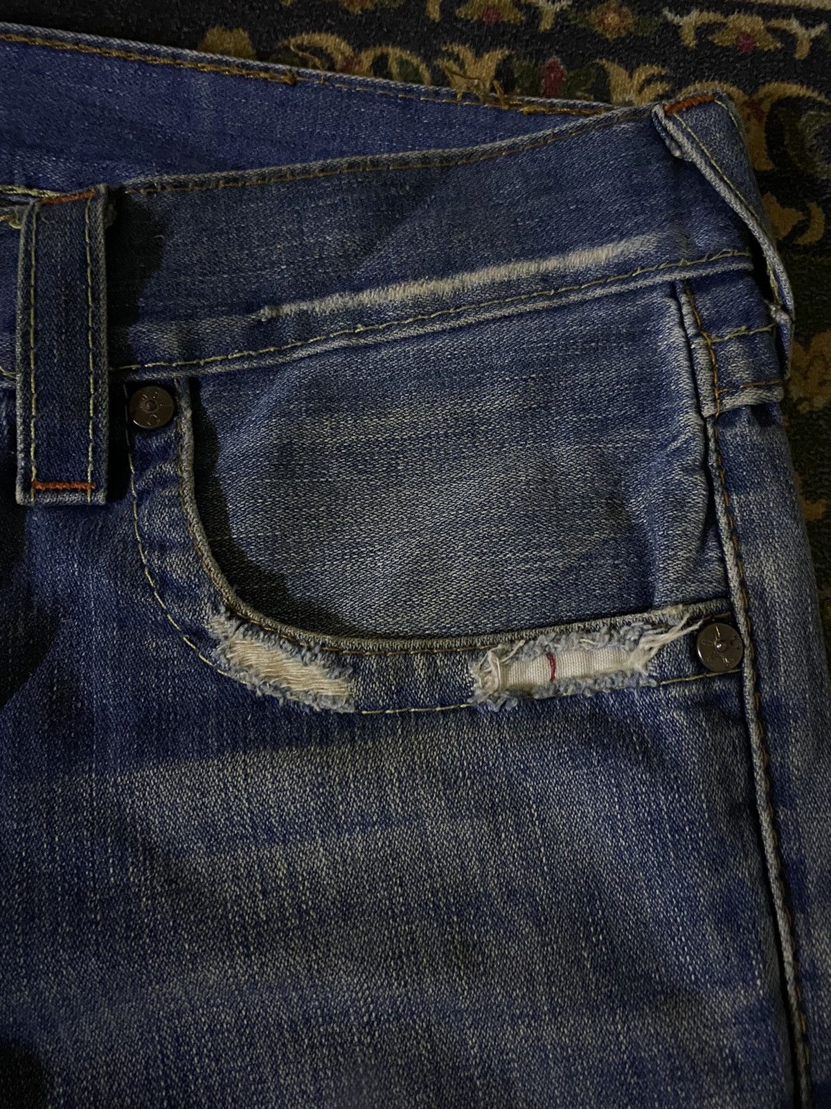 Jean × True Religion 🔥FLARE🔥TRUE RELIGION Flare Distressed Denim Size US 33 - 7 Thumbnail
