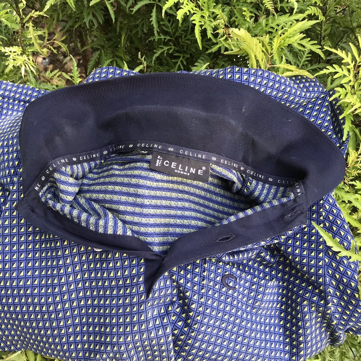 Celine Vintage 90s Celine Homme Polos Shirt Small Logo C Celine Size US S / EU 44-46 / 1 - 11 Thumbnail