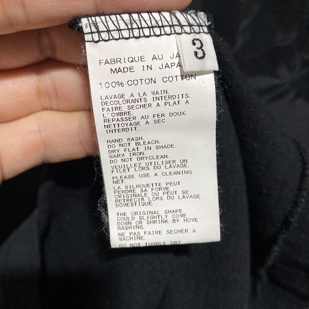 Yohji Yamamoto POUR HOMME 16aw Skull Henley neck shirts HR-T31-070 Size US L / EU 52-54 / 3 - 4 Thumbnail