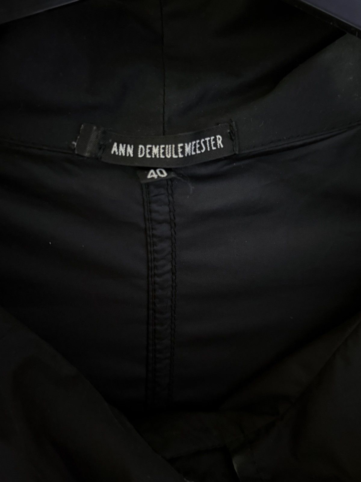 Ann Demeulemeester Ann Demeulemeester - Charcoal Raincoat Size US M / EU 48-50 / 2 - 5 Thumbnail