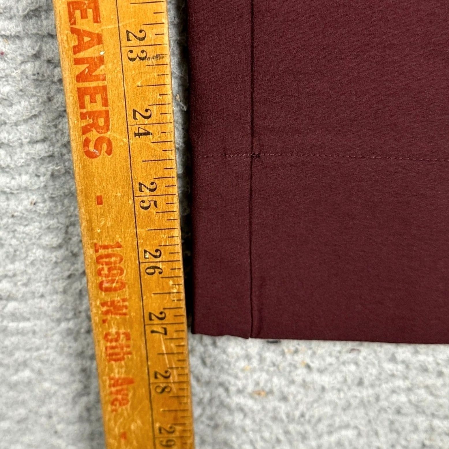 Athleta Athleta Wander Slim Ankle Pant Womens 4 Red - Slim Fit, High Rise, Side Zip, Pockets, Travel, Workwear, Techwear, Ankle Length, Nylon Spandex Size 27" / US 4 / IT 40 - 6 Thumbnail