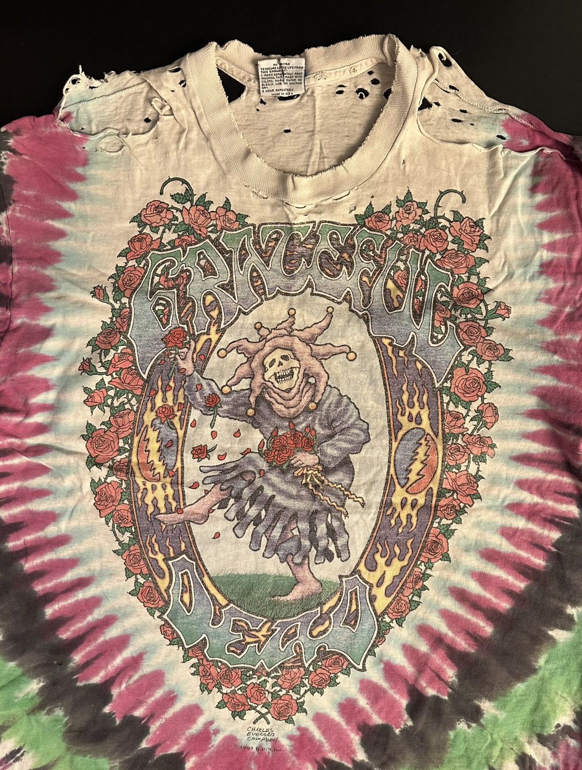 Vintage *Rare* 1993 “Seasons of the Dead”, The Endless Tour Size US L / EU 52-54 / 3 - 2 Thumbnail